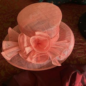Peach hat